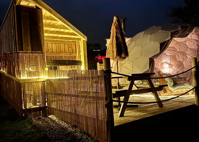 豪华帐篷 Deerstone Glamping-weets Hill Dome With Hot Tub Earby
