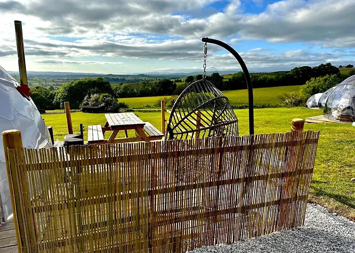 豪华帐篷 Deerstone Glamping-weets Hill Dome With Hot Tub